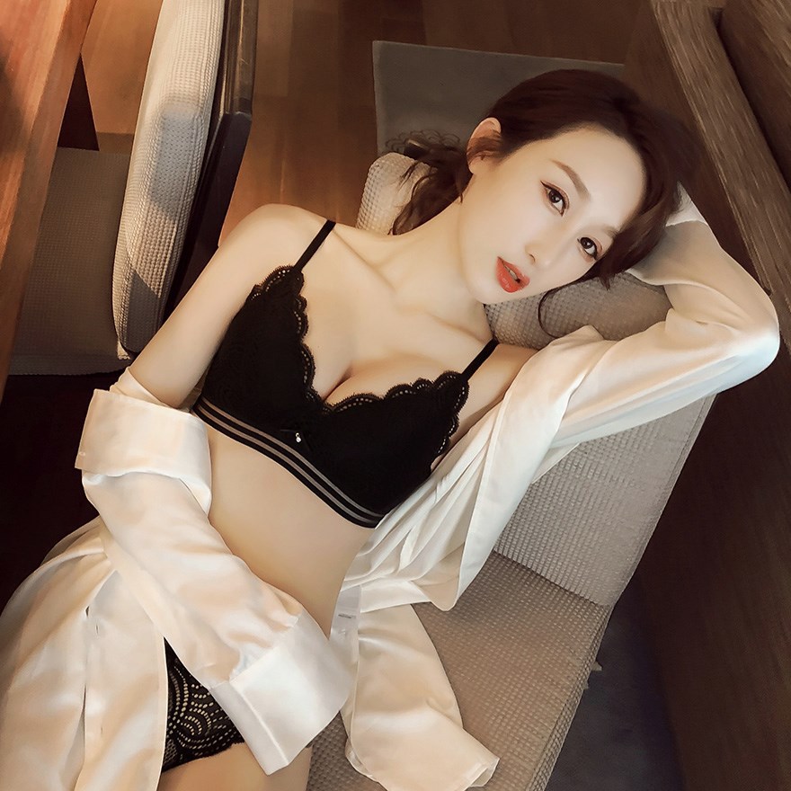 Babella 속옷 여자의 브래지어 세트 레이스 아름 다운 다시 원활한 비 강철 반지 수집 얇은 통기성 브래지어