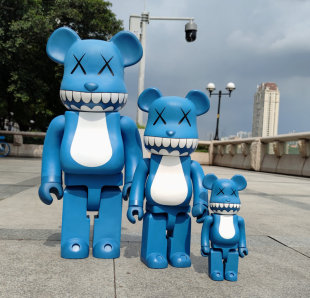 1000%Medicom Be @ rbrick OF cooperative Bluetooth building blocks bear trend bear doll