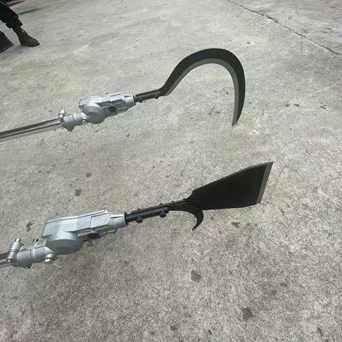 汽油棕榈镰刀片园林绿化棕榈树修剪机加长伸缩杆棕榈果收割铲通用