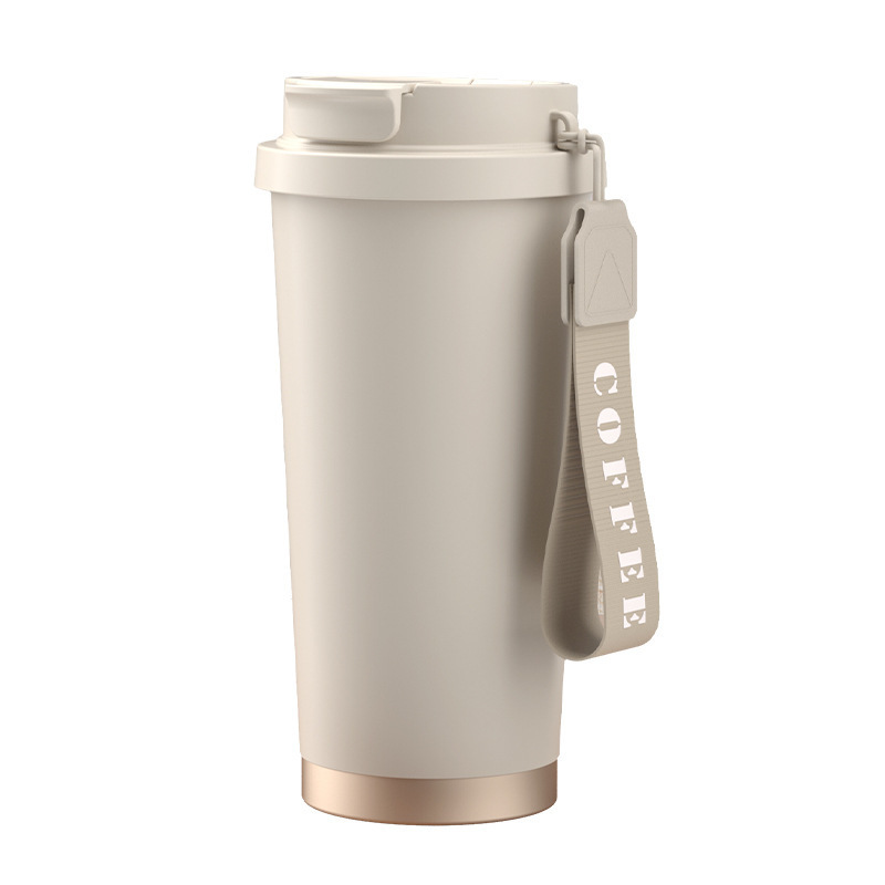 Termo de Acero Inoxidable 316, Taza de Café de Gran Capacidad, Taza de Agua con Pajita, Personalizable, Portátil, con Indicador de Temperatura, Regalo Empresarial