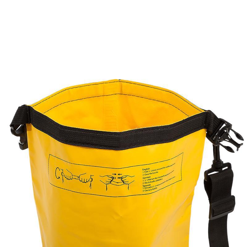 Bolsa de balde impermeable de rafting, bolsa impermeable de hombro transfronteriza, bolsa impermeable de tela de malla de separación seca y húmeda, piscina al aire libre, Amazon image 4