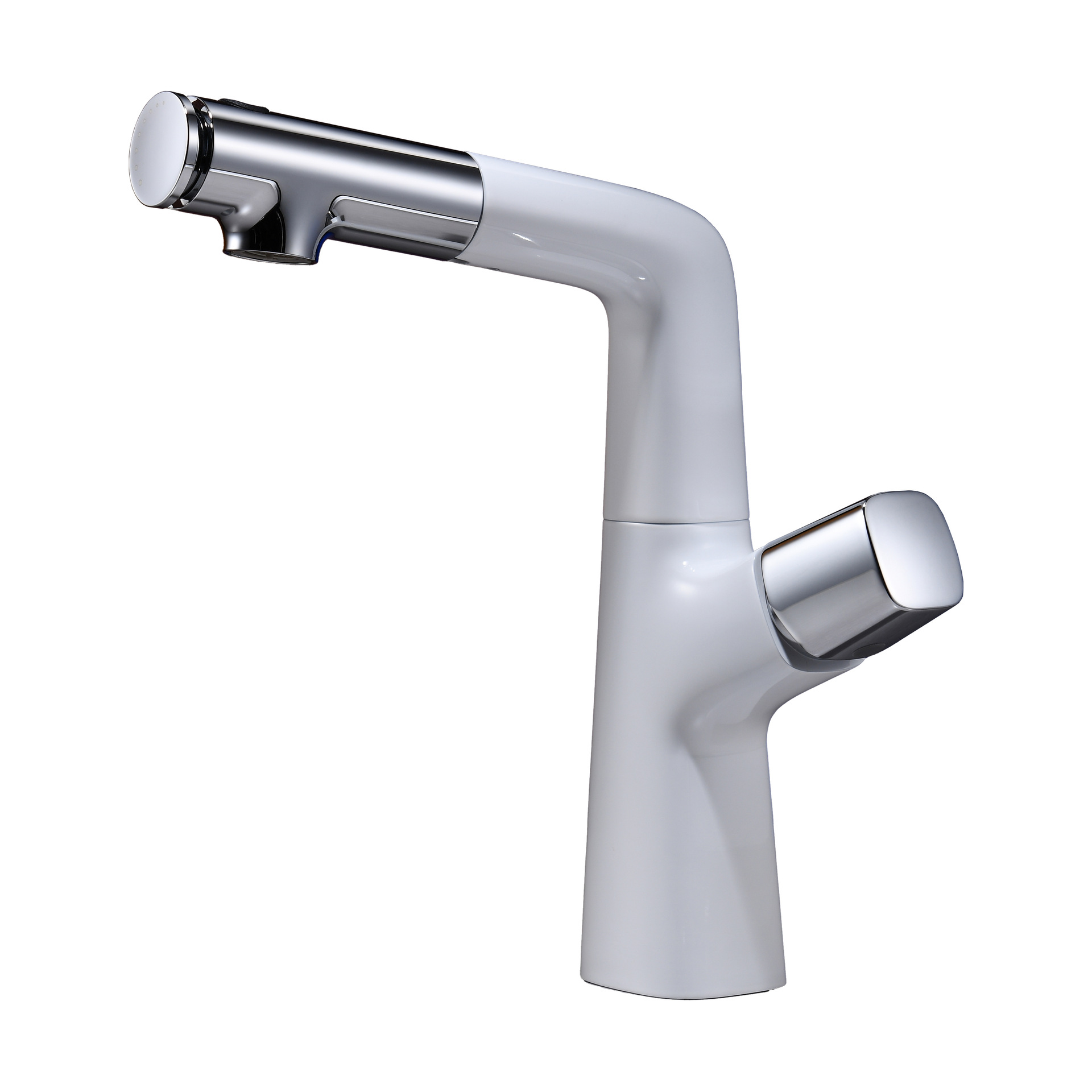 업그레이드된 물 배출구 모델 화이트 + 크롬