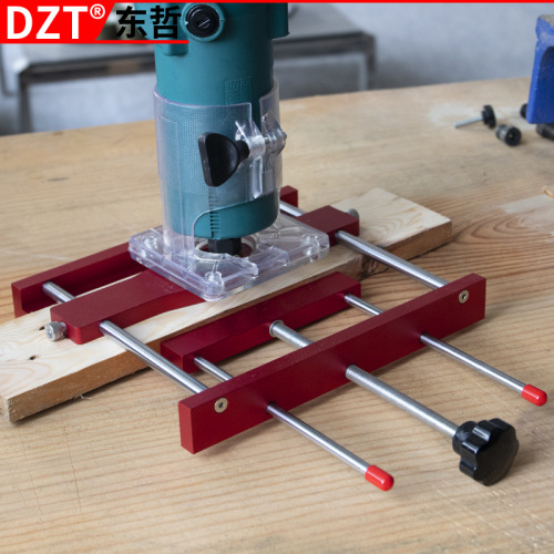 Portable 2-in-1 punch locator drill DIY punch locator board connection drilling woodworking tool