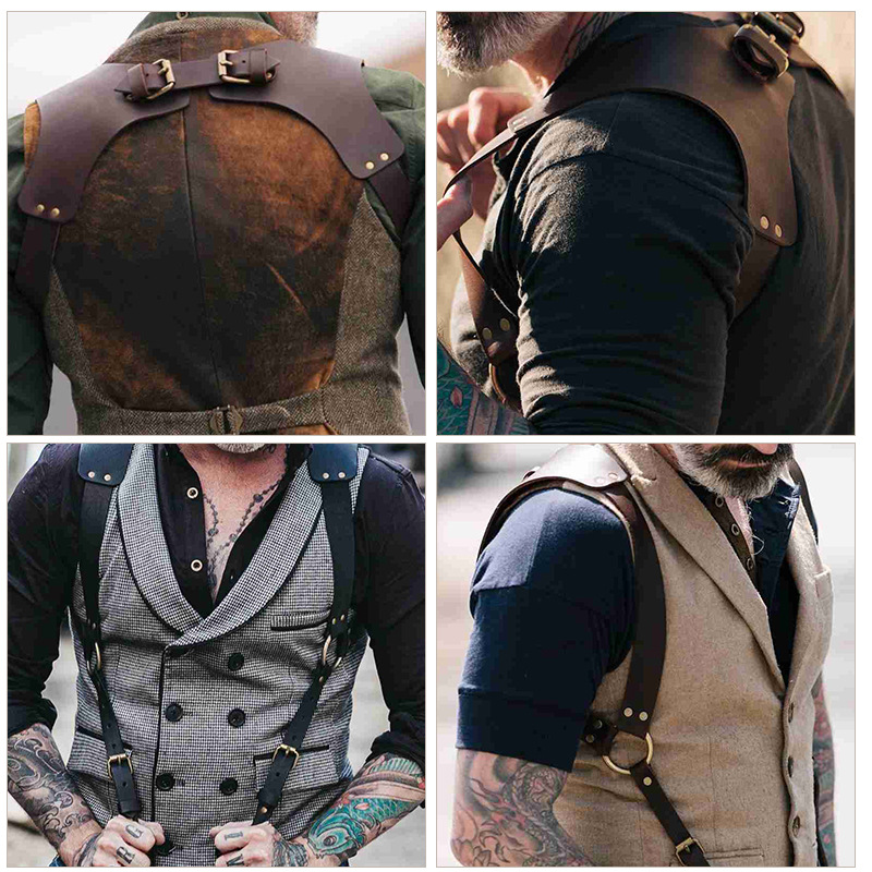 Europa y América transfronteriza nueva moda hombres Correa decorativa pu cuero ajustable británico casual Correa al por mayor