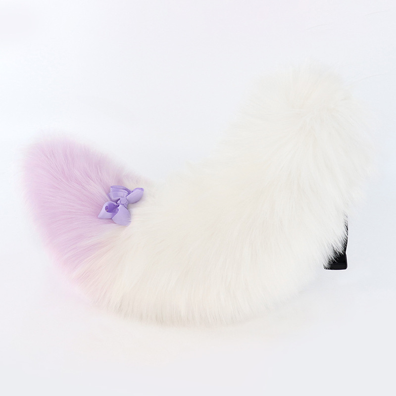 ハロウィーンの手作り獣の尾のぬいぐるみのふわふわした尾の多色のシミュレーション犬の尾Lolitaキツネの漫画の装飾|undefined