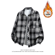 秋季新款格子衬衣男女宽松休闲百搭上衣A007-C2167-32/CJ9735-P40