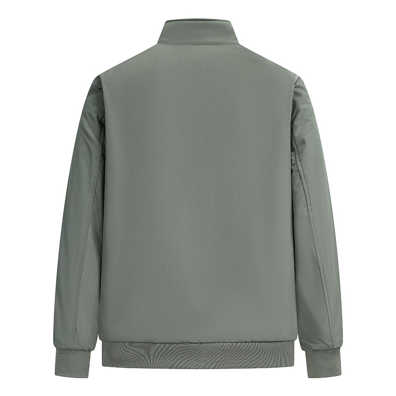 M-8XL nueva chaqueta de otoño e invierno de talla grande más grasa para hombres nueva chaqueta suelta de tendencia casual de todo fósforo con cuello alto