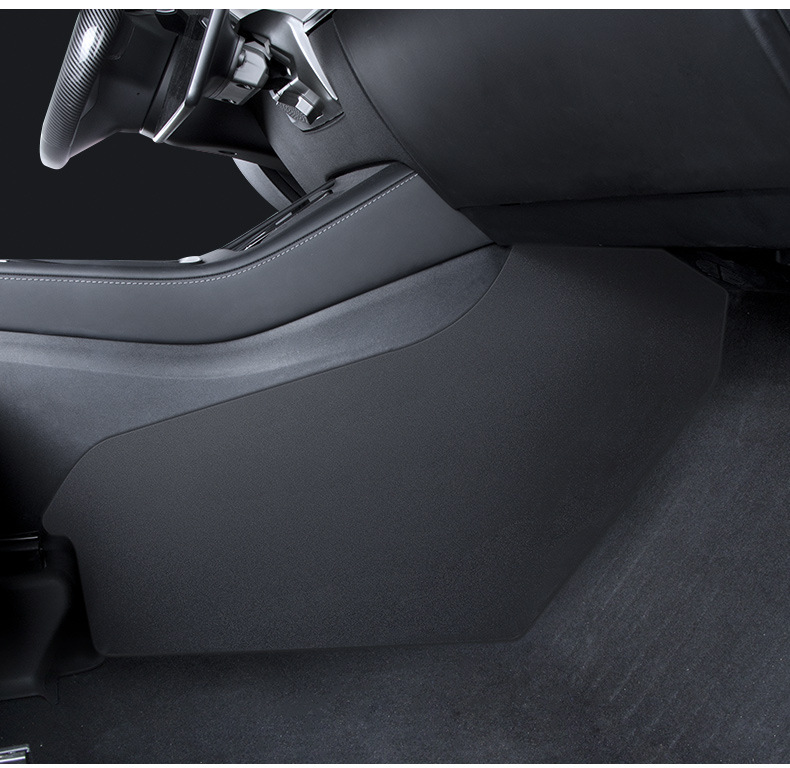 Foreign trade is suitable for Tesla anti-kick guard plate Huanxin ModelY/3 central control side anti-kick pad protection plate interior decoration