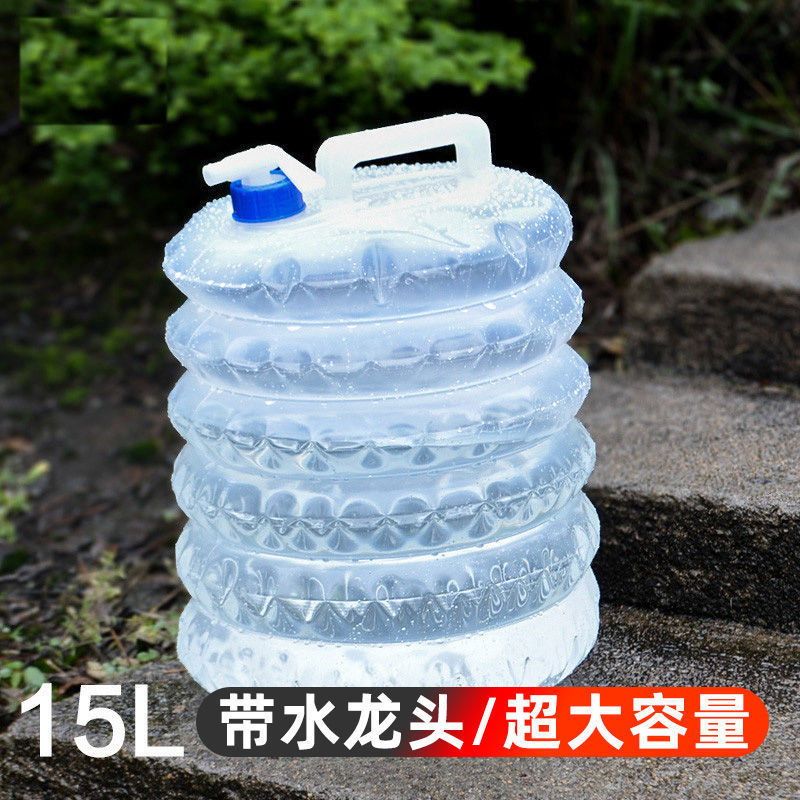 Outdoor Retractable 3L5L15 fold bucket capacity water tap vehicle Meet an emergency Storage tank material