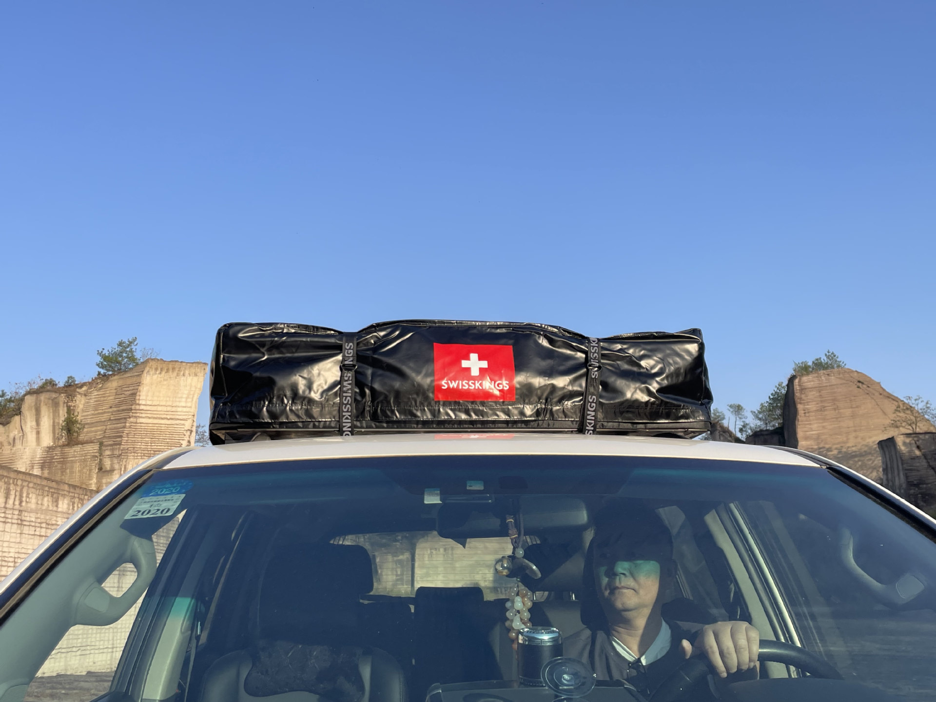 Leftover Foreign Trade Stock with Tags, Sold Out with No Restock, Outdoor Off-Road, Various Sizes, Long Car Roof Tent, Portable Car Tent
