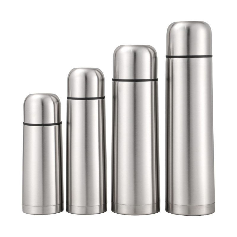 Taza de aislamiento comercial para enviar a los clientes 304 taza de aislamiento de bala totalmente de acero, taza de aislamiento de gran capacidad de alto valor al aire libre