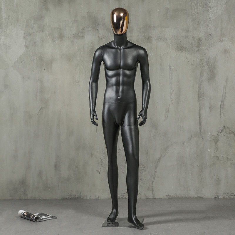 Maniquí Masculino de Cuerpo Completo de Fibra de Vidrio Galvanizado para Tienda de Ropa