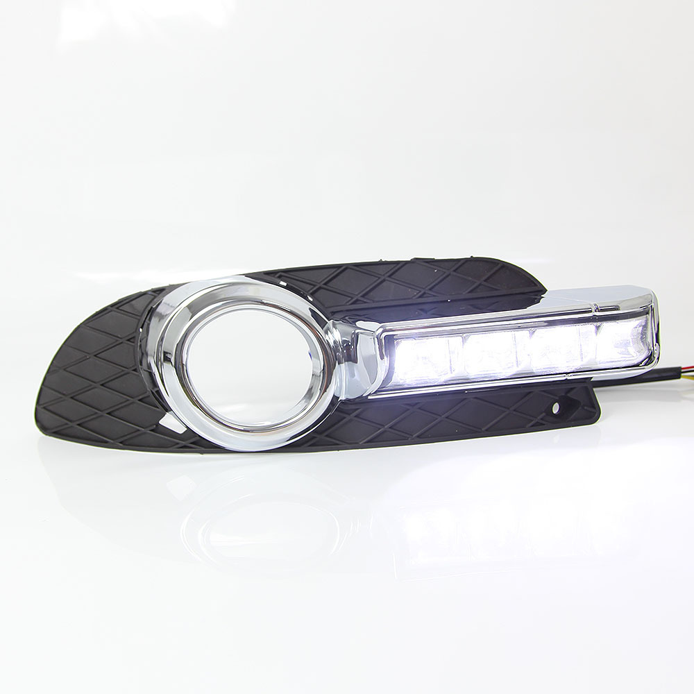 Aplicable a 10-13 Mitsubishi Wing God (Lancer) conjunto de la luz antiniebla luz diurna [C-type + lámpara LED]