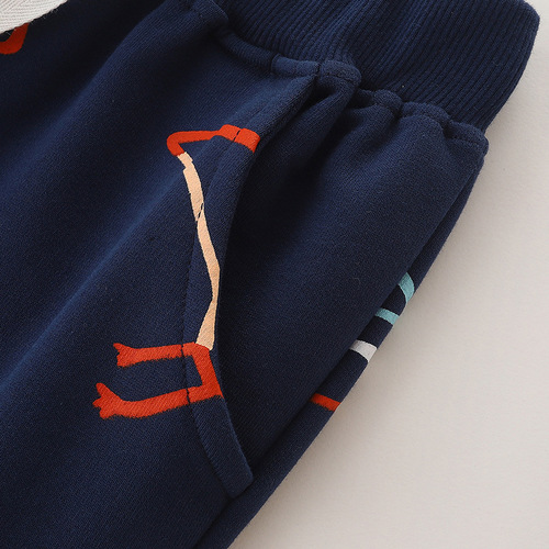 Children's Pants - Autumn  New Arrival, European and American Style, Printed, Boys' Ankle Length Trousers, Middle Children's Outerwear Sports Pants
