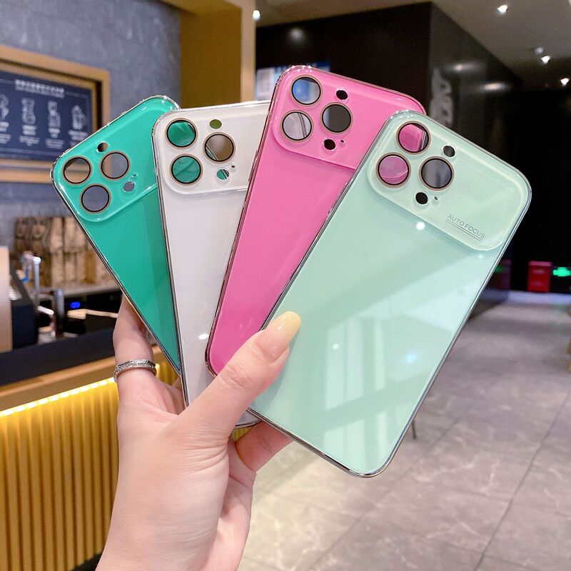 Large Window Design Instantly Transforms into a 17-Inch Model, Suitable for iPhone 17 Pro Max, Electroplated Solid Color Glossy Glass Case, Apple 16 Protective Cover Large Window Design Instantly Transforms into a 17-Inch Model, Suitable for iPhone 17 Pro Max, Electroplated Solid Color Glossy Glass Case, Apple 16 Protective Cover