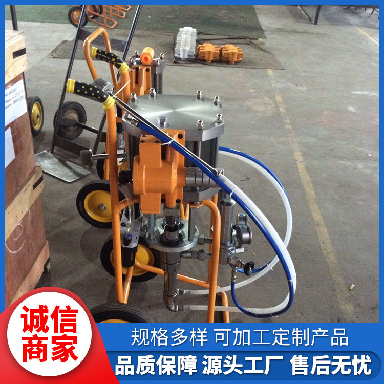 出口欧美黑白料小型发泡机 双组份聚氨酯喷涂机 墙体罐体保温喷涂