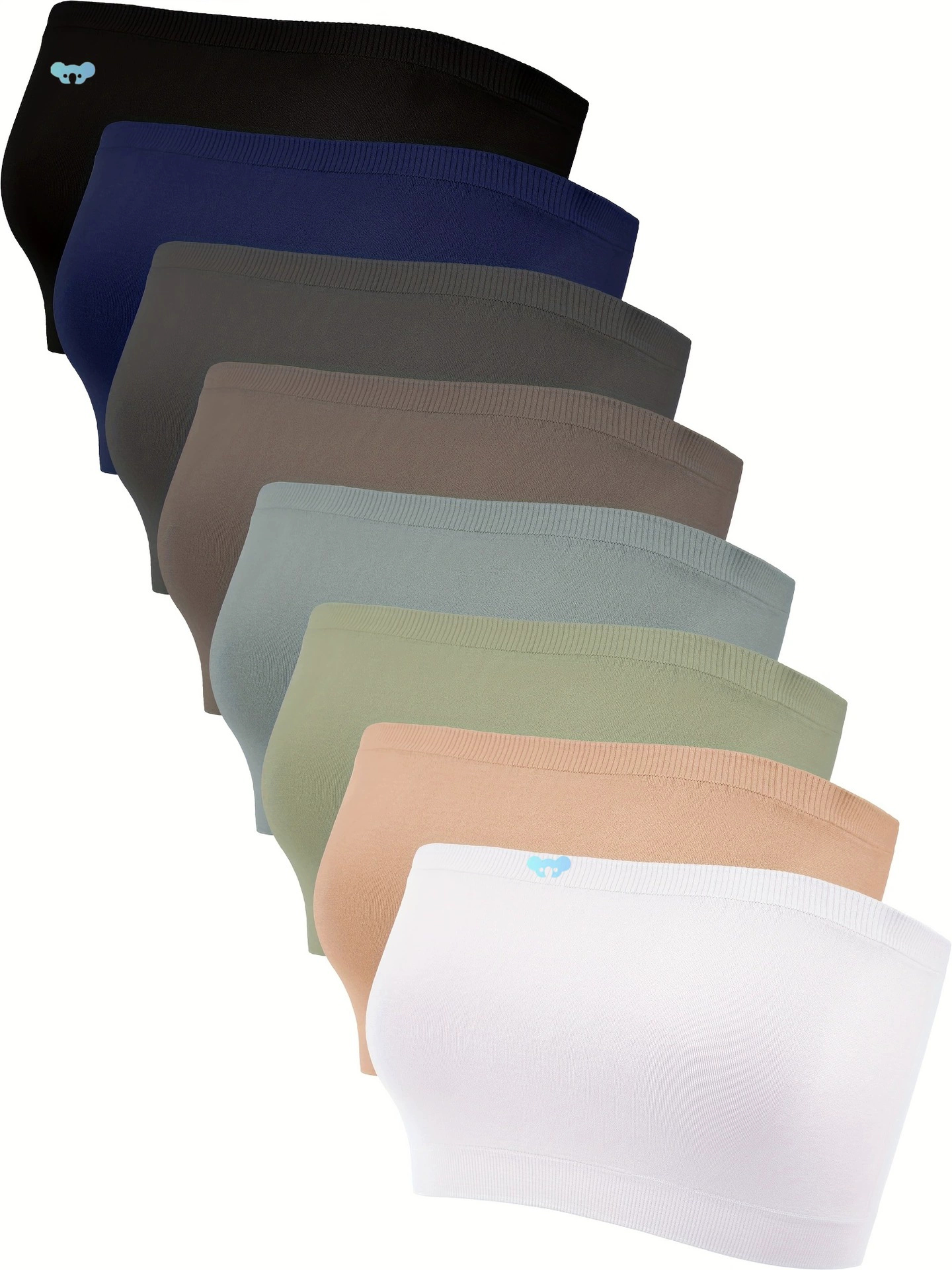 8 шт. топ-бандо для женщин на бретелях без подкладки, трансграничный