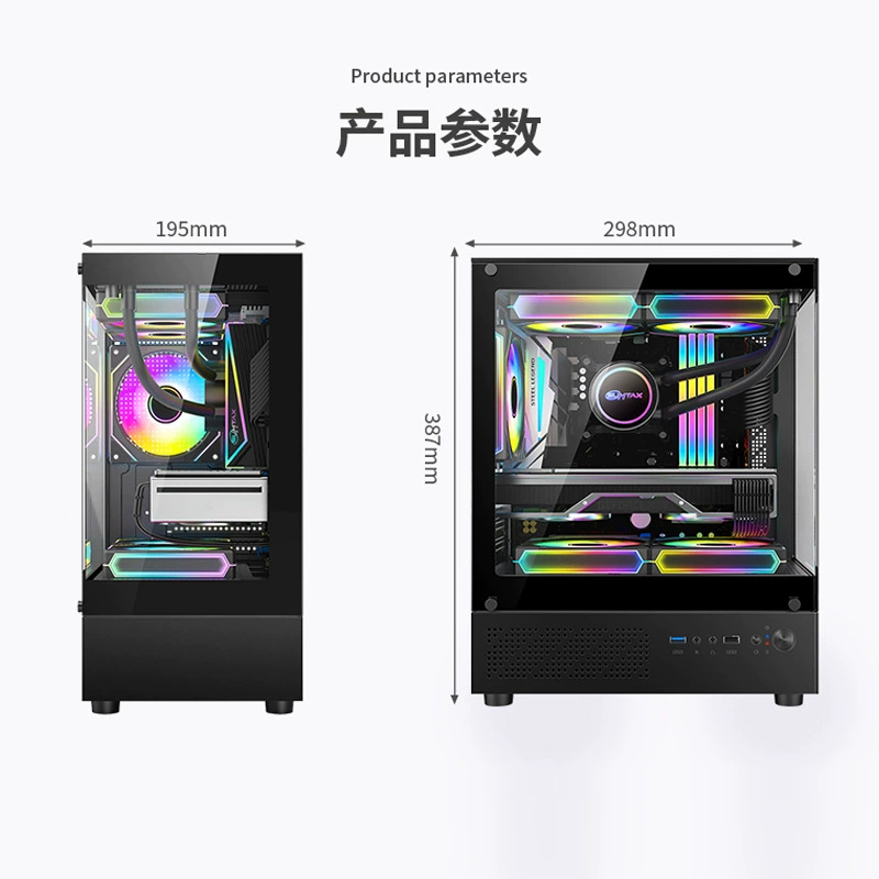 Mini PC chassis (Amazon Xuanwu) MINI, full‑transparent side panel, water‑cooling ready