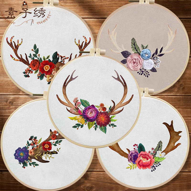 Suzi bordado original-nuevo bordado diy punto de cruz hecho a mano material de tela paquete conjunto fabricante creativo en stock incluido