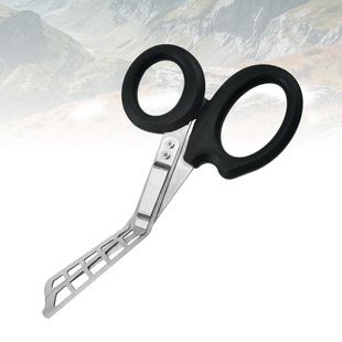Factory wholesale First Aid Kit scissors stainless steel elbow gauze scissors outdoor bandage scissors household canvas scissors