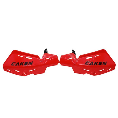 Caken Off-Road Motorcycle Handlebar Handguard Modification Universal Handguard Wind Shield Windproof Cover (Motorcycle Safety Supplies) - cnc-bracket-hand-guard-red-hg-090101