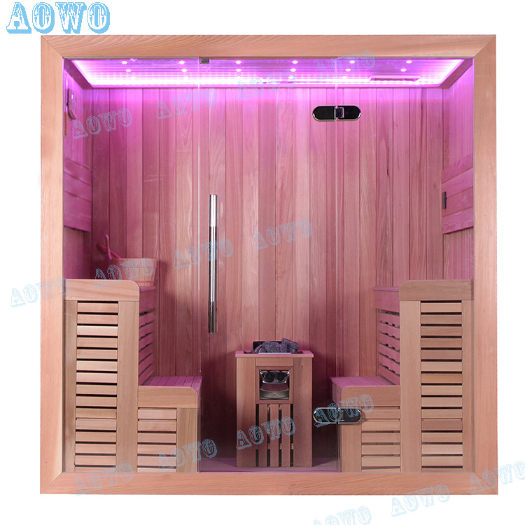 Sala de vapor de sudor del hogar sala de sauna de riego estufa de vapor seco sudoración de piedra volcánica húmeda sala de sauna de vapor sala de calefacción para salón de belleza