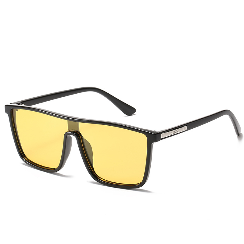 Nueva de una sola pieza más tamaño color polarizado gafas de sol de los hombres de comercio exterior gafas de sol de conducción de equitación de moda