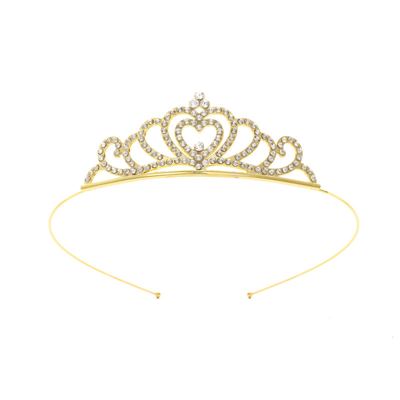 Diadema con Corona de Princesa Infantil de Metal Galvanizado para Cumpleaños y Fiestas image 68