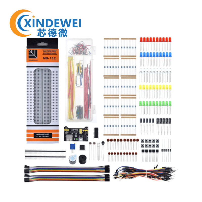 830 hole breadboard for UNO R3 electronic components beginner starter DIY kit compatible with Arduino 830 hole breadboard for UNO R3 electronic components beginner starter DIY kit compatible with Arduino