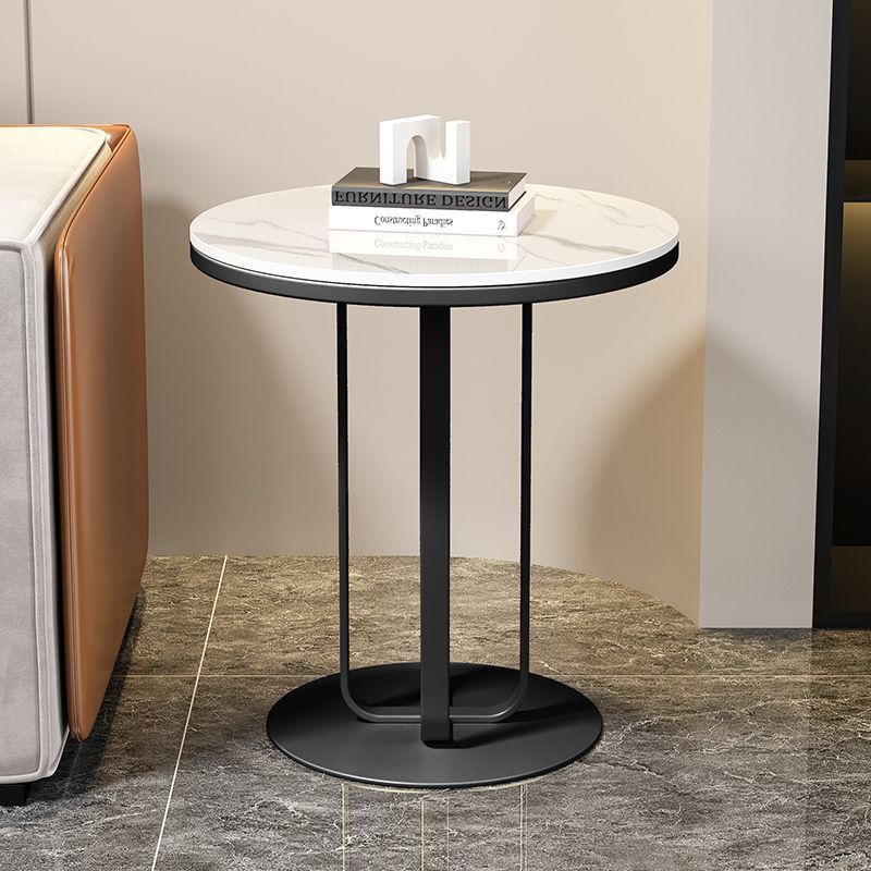 Light Luxury Slate Side Table, Small Coffee Table, Bedroom Living Room Sofa Corner Table, Hotel Simple Movable Balcony Small Round Table