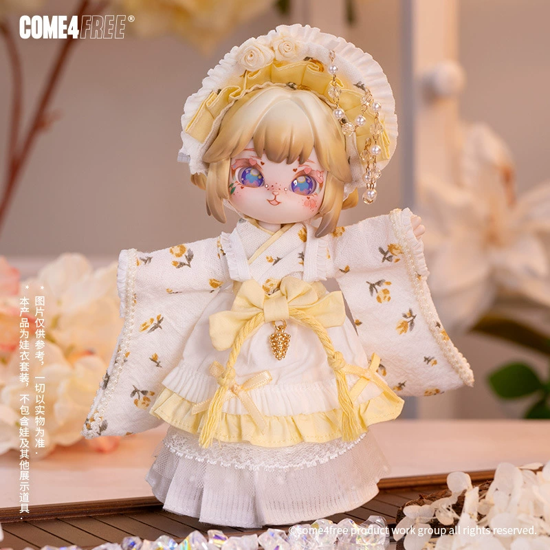 COME4FREE [Десертная серия] Милая жёлтая сумка 12 точек OB11 кукла BJD юбка кукольная одежда