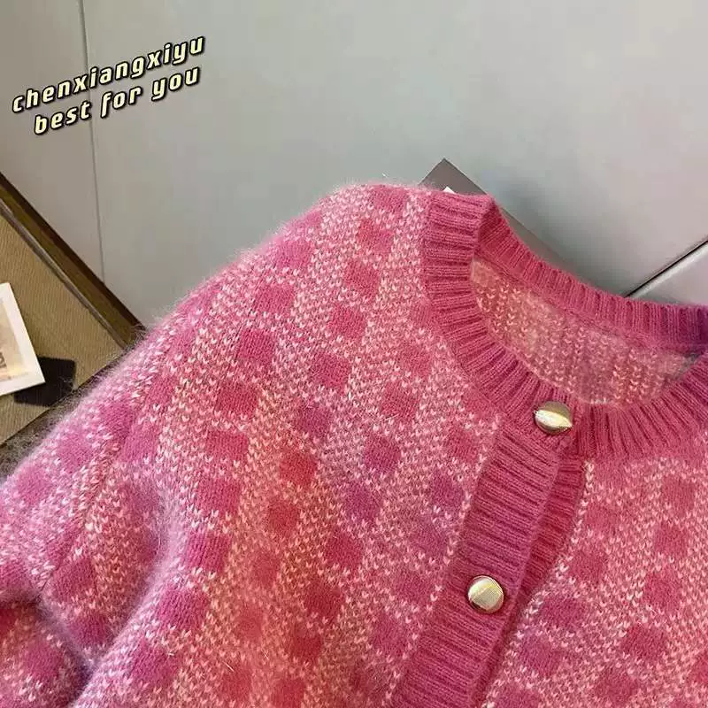 Вязаный осенний короткий свитер, куртка, стиль Chanel, городской стиль, для подростков