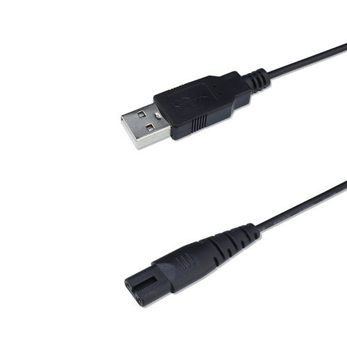 USB male to shaving razor charging cable 8-bit power cord hydrating instrument beauty instrument power cord