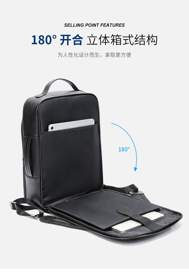Ba lô nam da bò thật Marante 30×15×40 cm, túi đựng laptop 16 inch — Ba lô 332, Ba lô thường ngày 9008, 8486 Ba lô, Balo vân cá sấu 2283 chi tiết 41