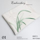 Large diy Chinese-style Orchid Embroidered Cloth Patch Clothes Hole Patch Clothing Decoration All-match Handmade Applique