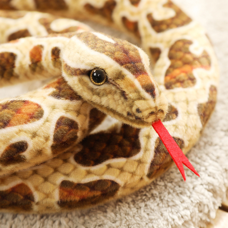 Peluche de Serpiente de Simulación de Peluche Suave para Juguetes y Bromas