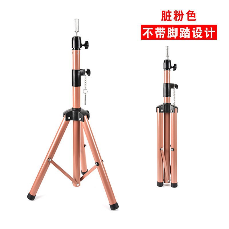 Cabeza de maniquí con trípode para práctica de peluquería