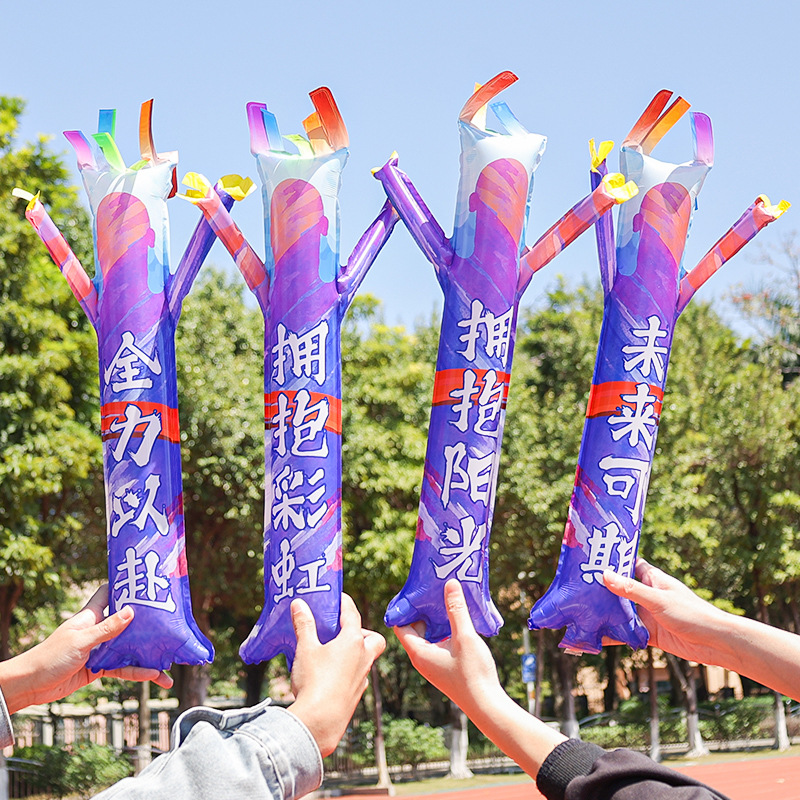 Inflatable handheld school atmospheric balloon for kindergarten
