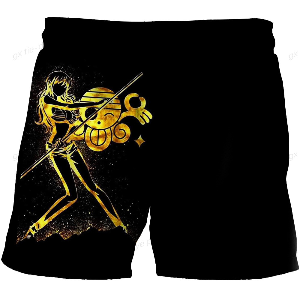 Pantalones cortos de vacaciones de playa con cordón transpirable de malla suelta de verano para hombres 2024 venta caliente spot de impresión digital 3D