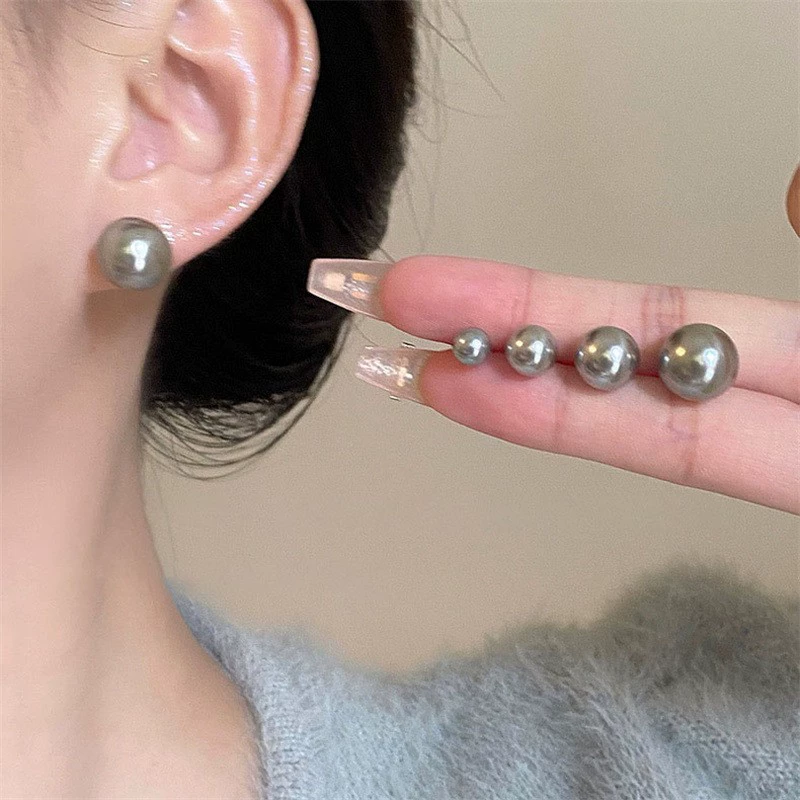 Серебряная игла, ретро-серьги из жемчуга, серебро 925 пробы, французский стиль
