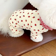 冬はペットの四足の綿服を厚くします。