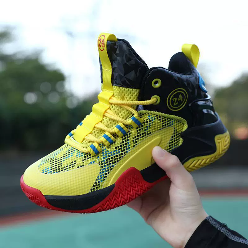 Fashionable basketball sports children's trend sports shoes for boys for leisure, footwear, for teenagers