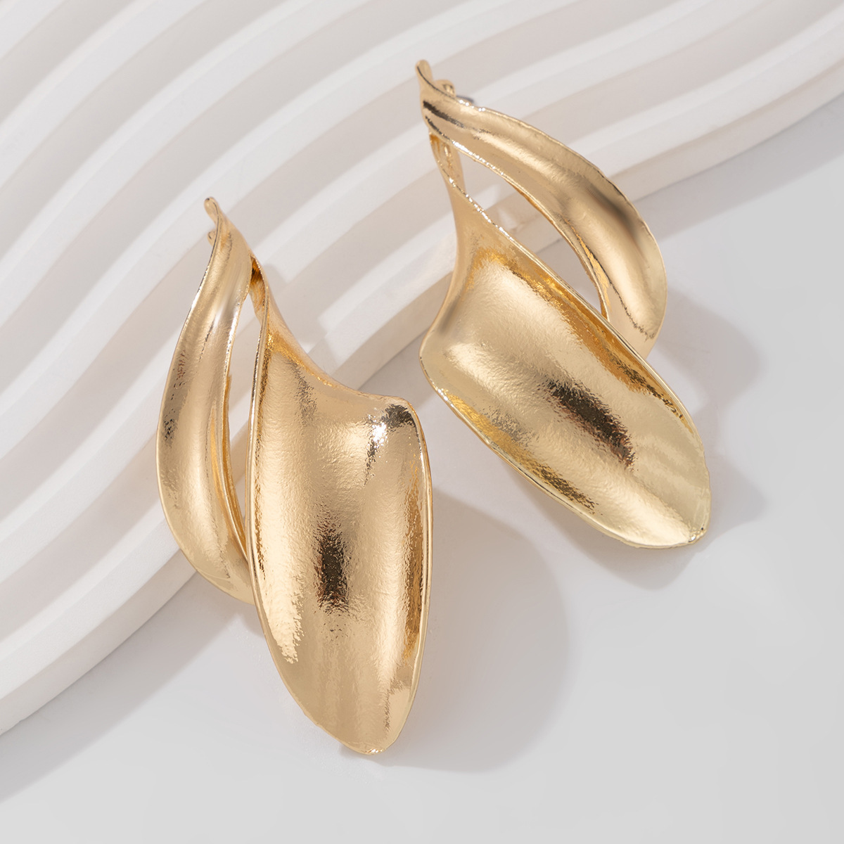 1 Paar  Wind Overdrijving Waterdruppels Legering IJzer Oorknopjes display picture 24