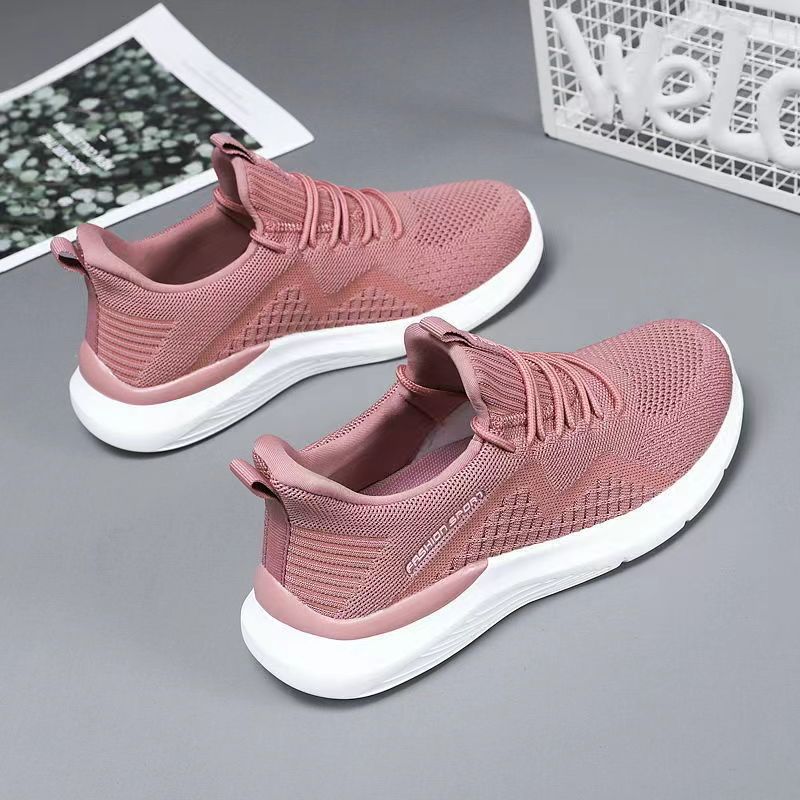 Zapatos deportivos de mujer 2023 nuevos zapatos de red de otoño respirables zapatos casuales blancos casuales zapatos casuales zapatos para correr