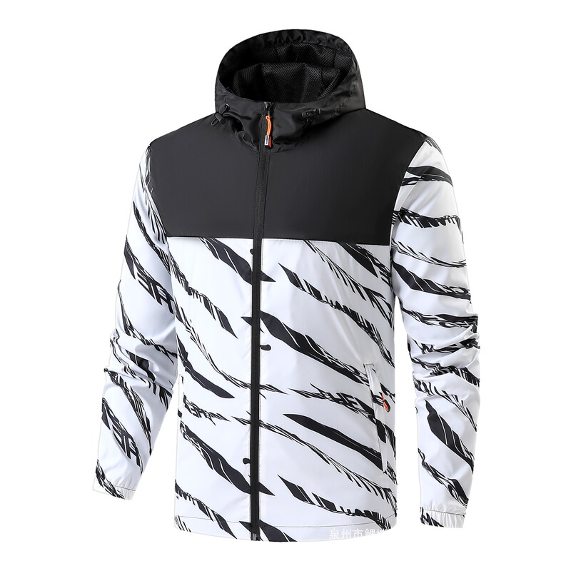 Cross-Border Foreign Trade Men's Camouflage Splicing Jacket Outdoor Spring and Autumn Tops Teenagers Comfortable, Fashionable and Breathable