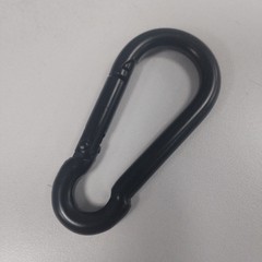 No.6 純黒鉄電泳屋外カラビナスポーツ用品吊りバックル接続リングスプリングバックル卸売