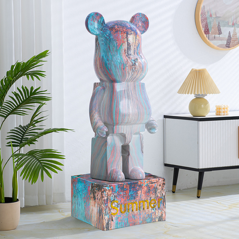 Light Luxury Cartoon Violence Bear Piggy Bank Living Room Home Simple TV Cabinet Large Floor Creative Decorations Ornaments Light Luxury Cartoon Violence Bear Piggy Bank Living Room Home Simple TV Cabinet Large Floor Creative Decorations Ornaments