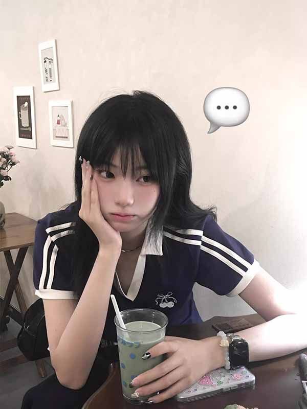 学院风辣妹POLO领短袖T恤女夏季新款樱桃印花修身显瘦上衣女批发|undefined