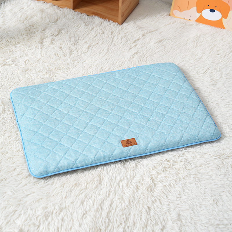 린넨 매트 블루