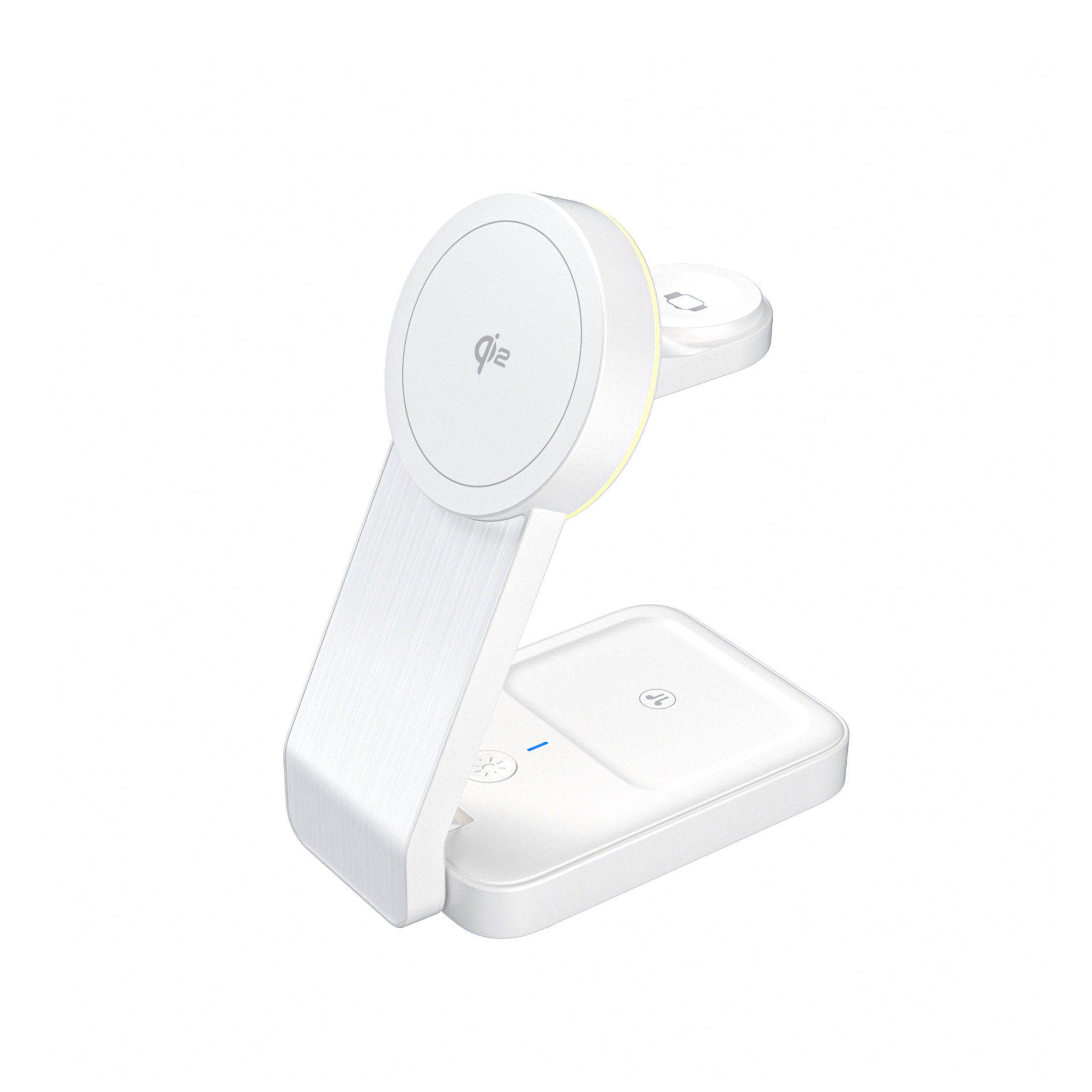 Qi2 nuevo cargador inalámbrico tres en uno magnético plegable transfronterizo, adecuado para carga inalámbrica de soporte de teléfono móvil de Apple